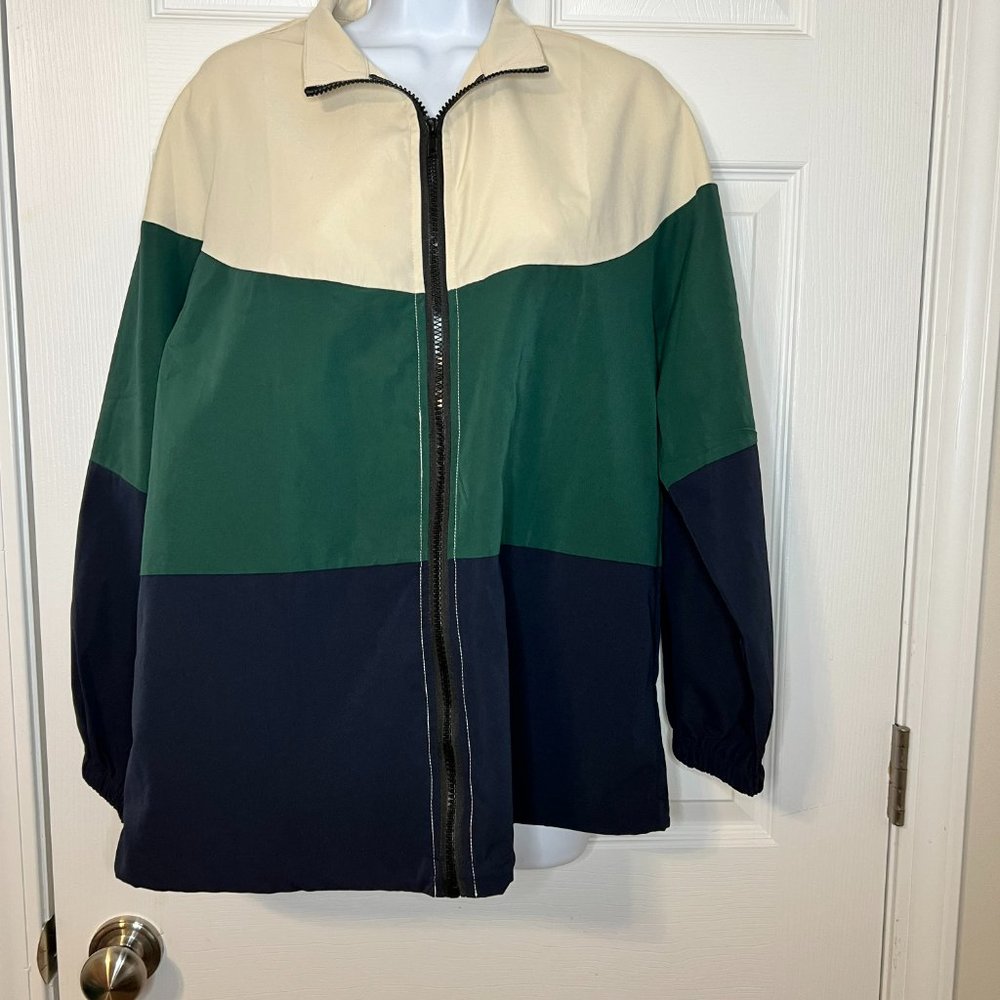 Color Block Rain Jacket - Picture 2 of 3